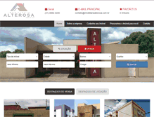 Tablet Screenshot of imobiliariaalterosa.com.br